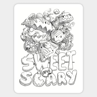 Sweet and Scary (transparent) Magnet